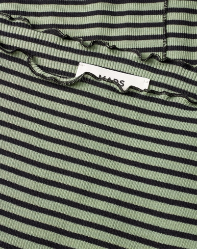 Mads Nørgaard - Stripe Siri Trøje - Sea Spray/Black